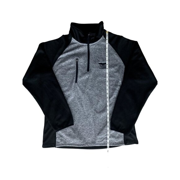 The Weather Co. Mens Golf Fleece Pullover Sweater Jacket Black & Gray XL - Picture 7 of 13